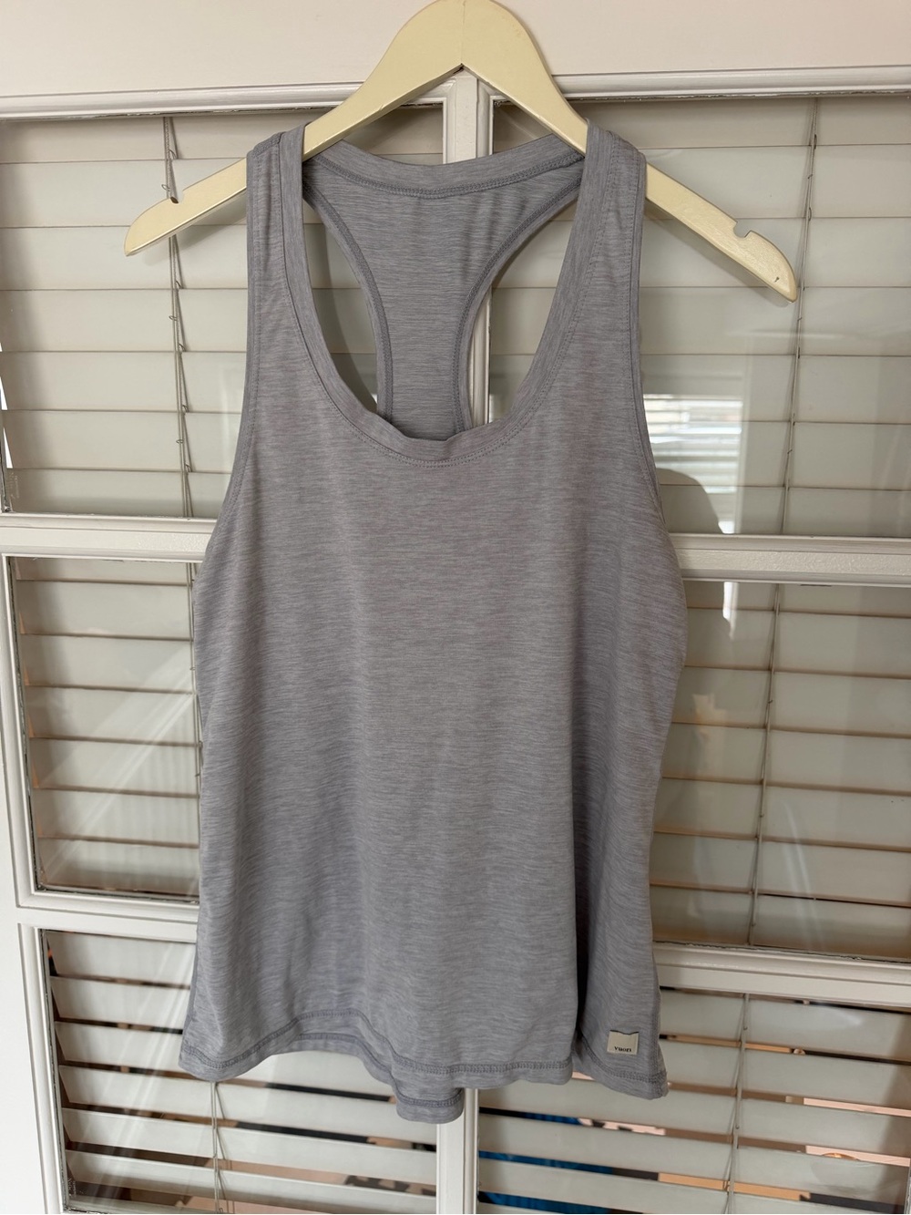 Vuori Racerback Women's Tank Top in Gray